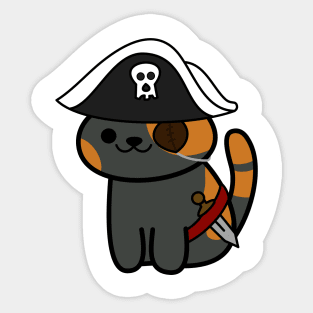 Bandit the Pirate Kitten! (Neko Atsume) Sticker